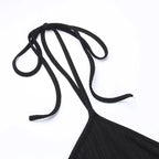 Knitted Long Sleeve Slim Mini Fairycore Slash Neck Dress nowadaysfashion