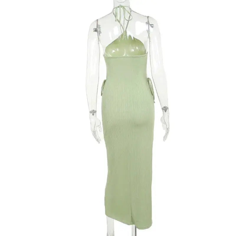 Knitted Long Sleeve Slim Mini Fairycore Slash Neck Dress - Blade & Thread