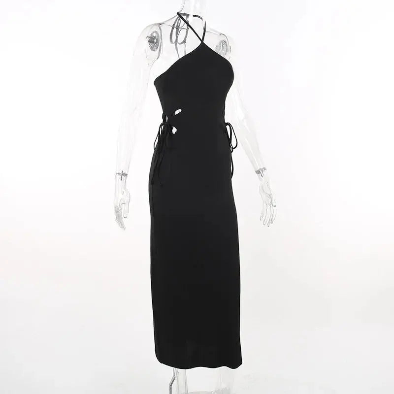 Knitted Long Sleeve Slim Mini Fairycore Slash Neck Dress - Blade & Thread