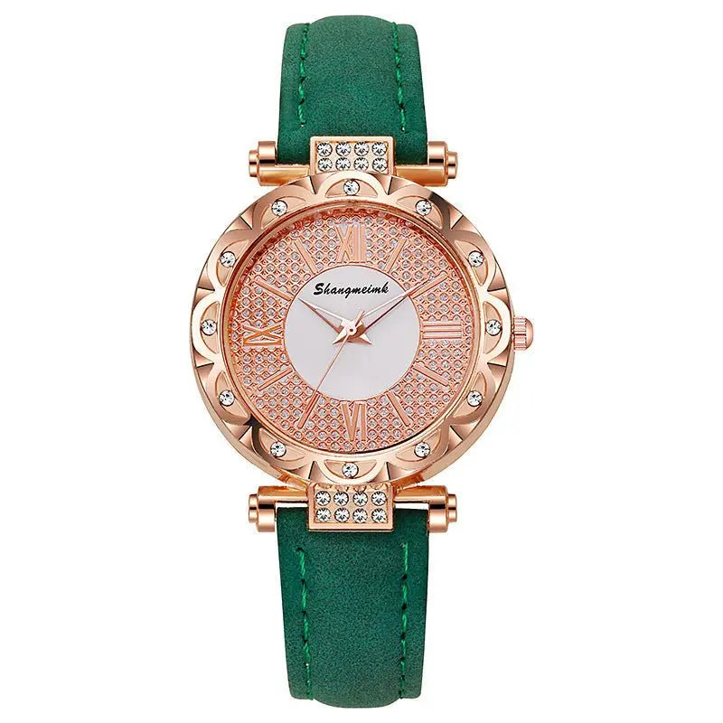 Korean-style quartz watch with a simple leather strap. - Blade & Thread