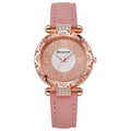 Korean-style quartz watch with a simple leather strap. nowadaysfashion