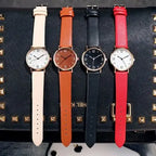 Korean-style, stylish, simple leather strap watches. nowadaysfashion