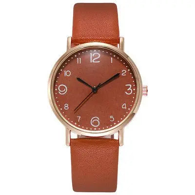 Korean-style, stylish, simple leather strap watches. - Blade & Thread