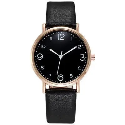 Korean-style, stylish, simple leather strap watches. - Blade & Thread