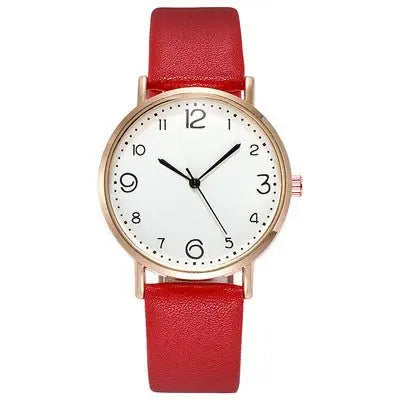 Korean-style, stylish, simple leather strap watches. - Blade & Thread