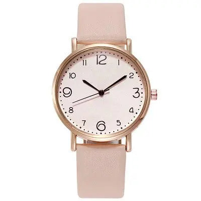 Korean-style, stylish, simple leather strap watches. - Blade & Thread