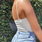 Lace-up Camisole Y2k Hollow Out Crop Top Summer nowadaysfashion