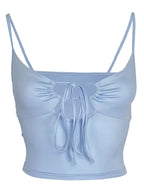 Lace-up Camisole Y2k Hollow Out Crop Top Summer nowadaysfashion