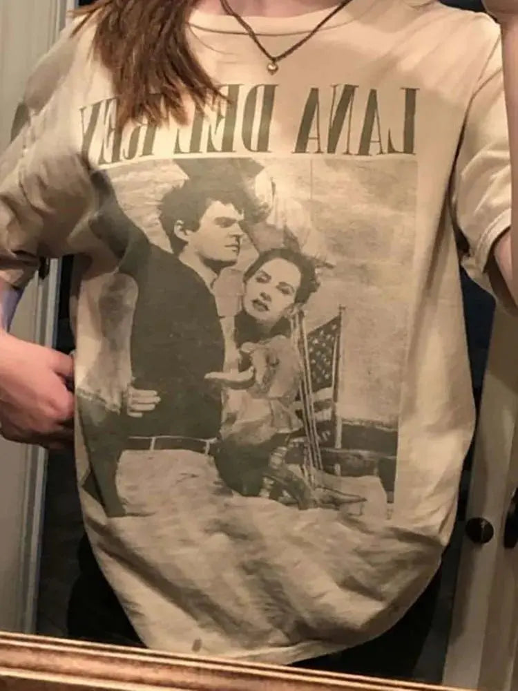 Lana Del Rey Ldr Sailing Tan T Shirt Cotton Tee Vintage Shirt - Blade & Thread