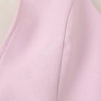 Lapel V- Neck Sleeveless Halter Tops Hip Package Mini Skirt Two Pieces Sets Female Streetwear nowadaysfashion