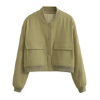 Large pocket short jacket nowadaysfashion