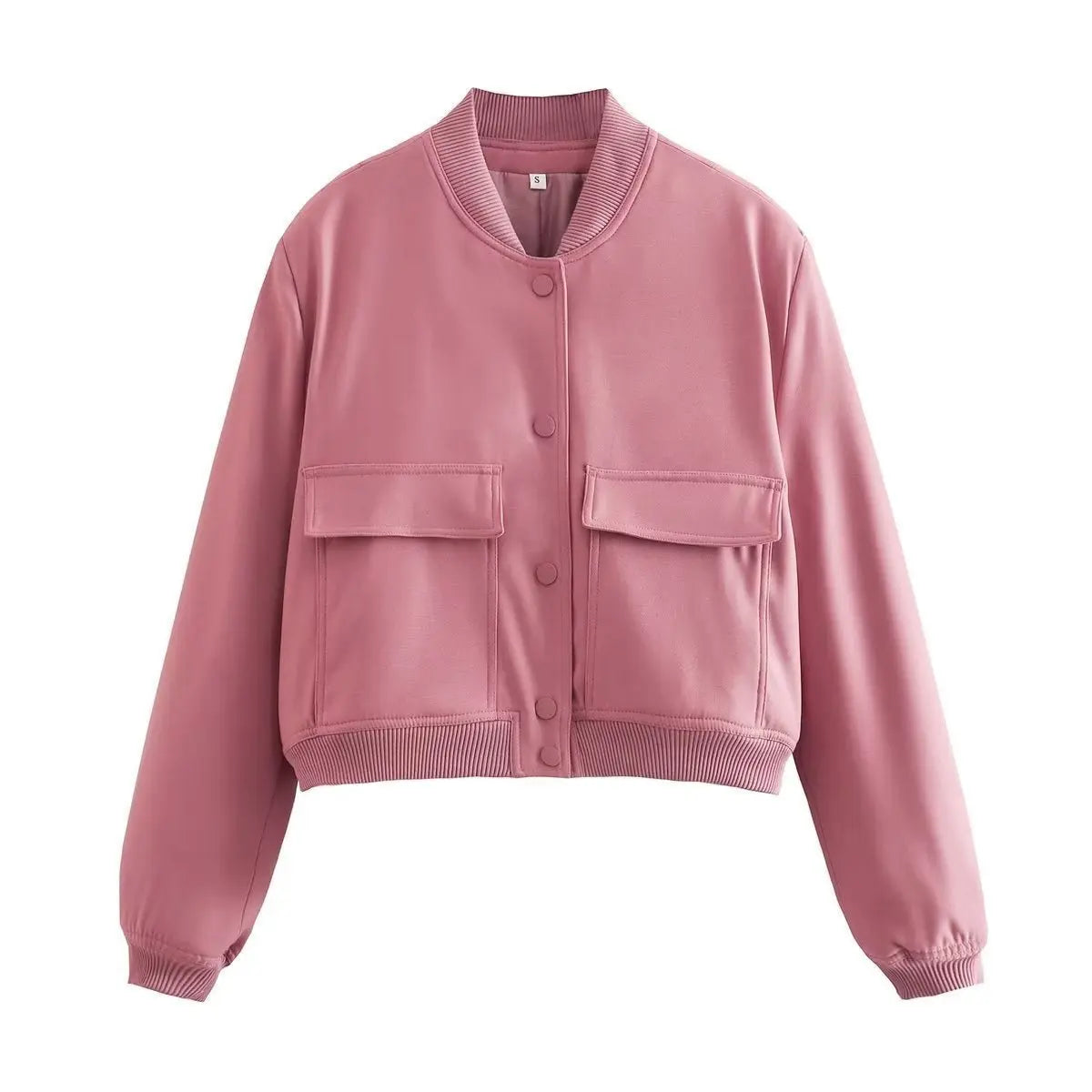 Large pocket short jacket nowadaysfashion