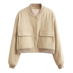 Large pocket short jacket nowadaysfashion