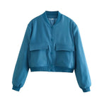 Large pocket short jacket nowadaysfashion