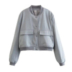 Large pocket short jacket nowadaysfashion