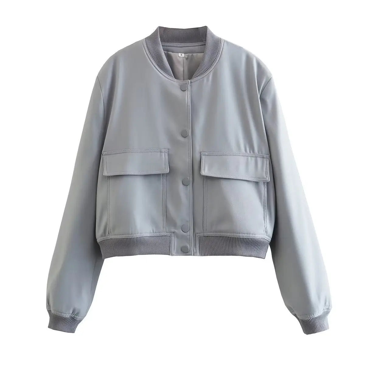 Large pocket short jacket nowadaysfashion