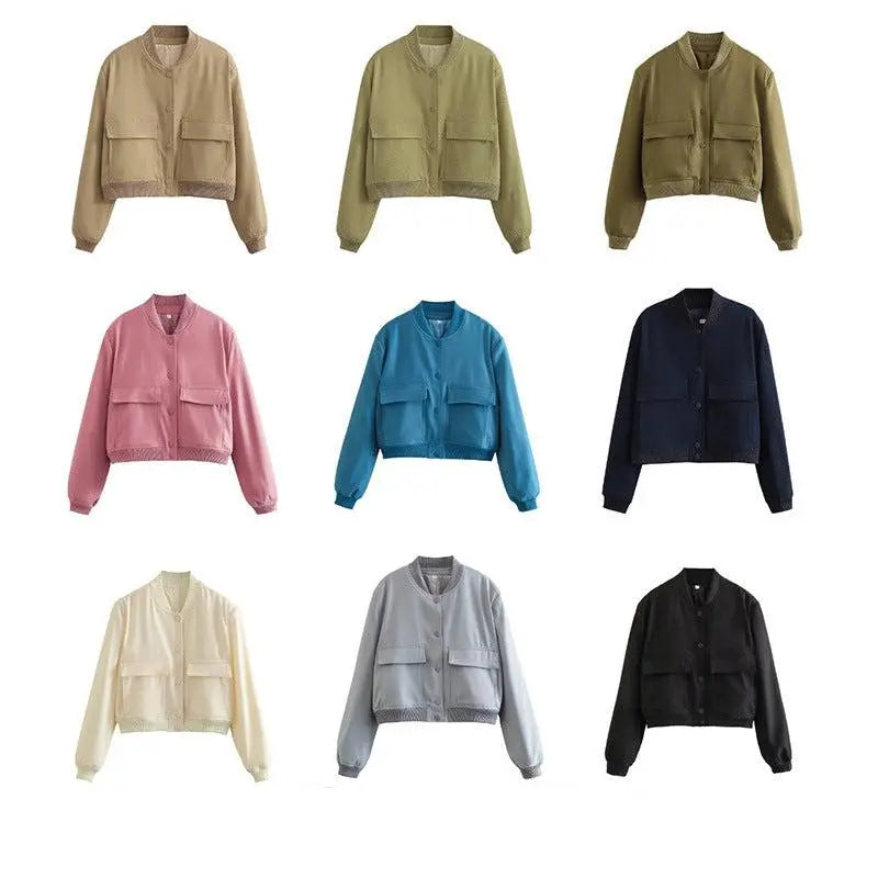 Large pocket short jacket - Blade & Thread