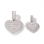 Large Size Heart Shape Custom Photo Locket Frame Pendant love necklaces for her nowadaysfashion