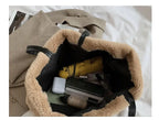 Large Tote Winter Plush Bags For Women Fashion 2021 Furry Shoulder nowadaysfashion