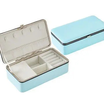 Leather makeup mirror for travel jewelry storage - Blade & Thread