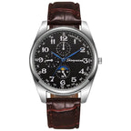 Leather strap quartz business watches nowadaysfashion