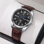 Leather strap quartz business watches nowadaysfashion