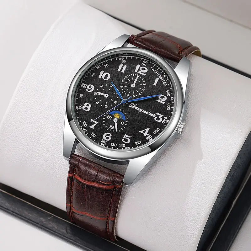 Leather strap quartz business watches - Blade & Thread