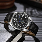 Leather strap quartz business watches nowadaysfashion
