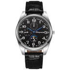 Leather strap quartz business watches nowadaysfashion