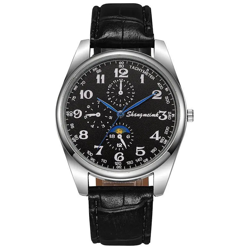 Leather strap quartz business watches - Blade & Thread