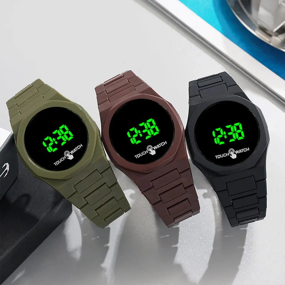 LED plastic covers and butterfly buckle watches for men and women. - Blade & Thread