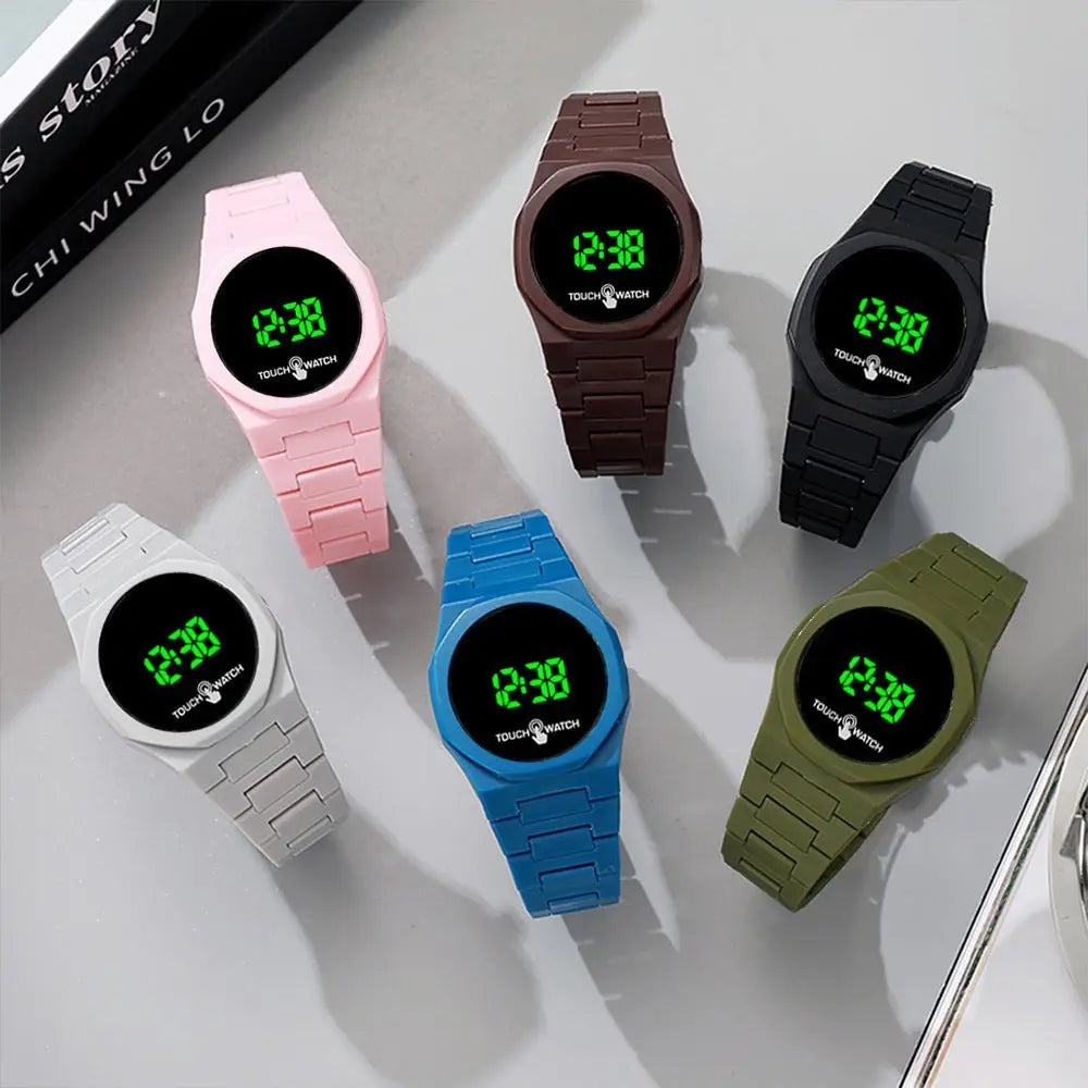 LED plastic covers and butterfly buckle watches for men and women. - Blade & Thread