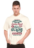 Legendary Ride Custom Truck Men's Bamboo Viscose/Organic Cotton Short Sleeve Graphic T-Shirt Spun Bamboo