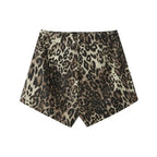 Leopard Print Shorts Women Denim Short Pants nowadaysfashion