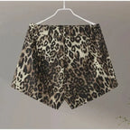 Leopard Print Shorts Women Denim Short Pants nowadaysfashion