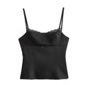 Leopard Print Sling Women Sexy Tube Top Sleeveless Backless Lace Slim Tanks Tops nowadaysfashion