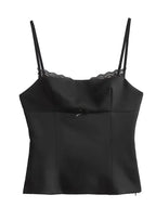 Leopard Print Sling Women Sexy Tube Top Sleeveless Backless Lace Slim Tanks Tops nowadaysfashion