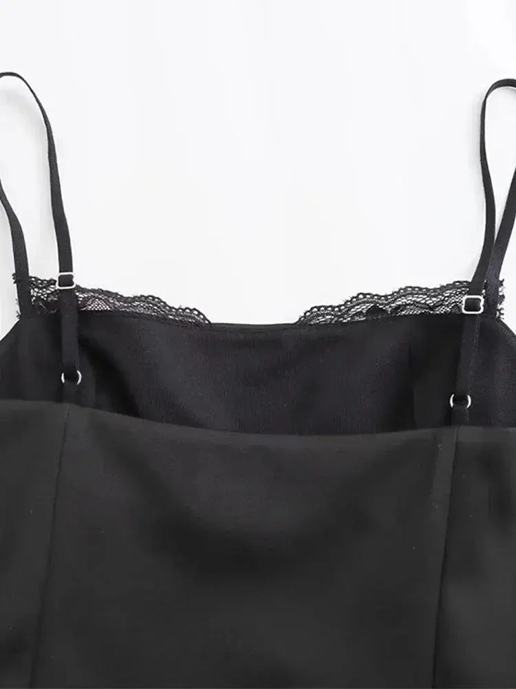 Leopard Print Sling Women Sexy Tube Top Sleeveless Backless Lace Slim Tanks Tops nowadaysfashion
