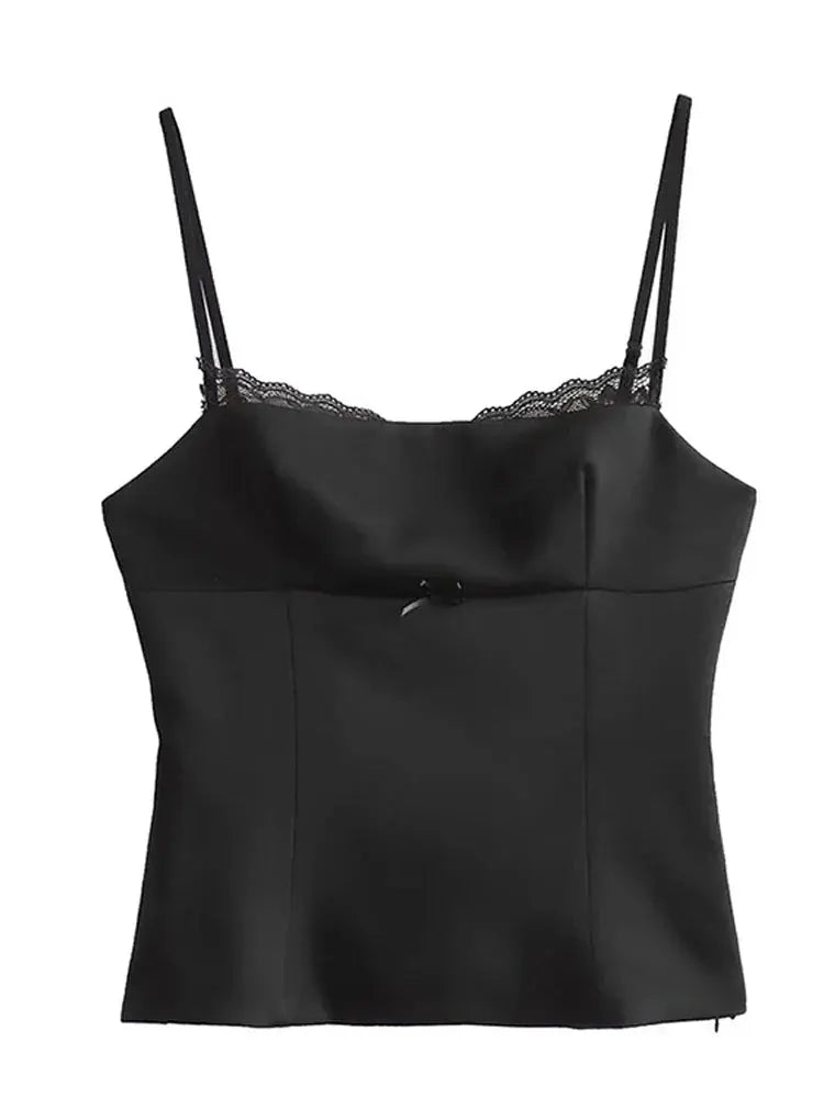 Leopard Print Sling Women Sexy Tube Top Sleeveless Backless Lace Slim Tanks Tops nowadaysfashion