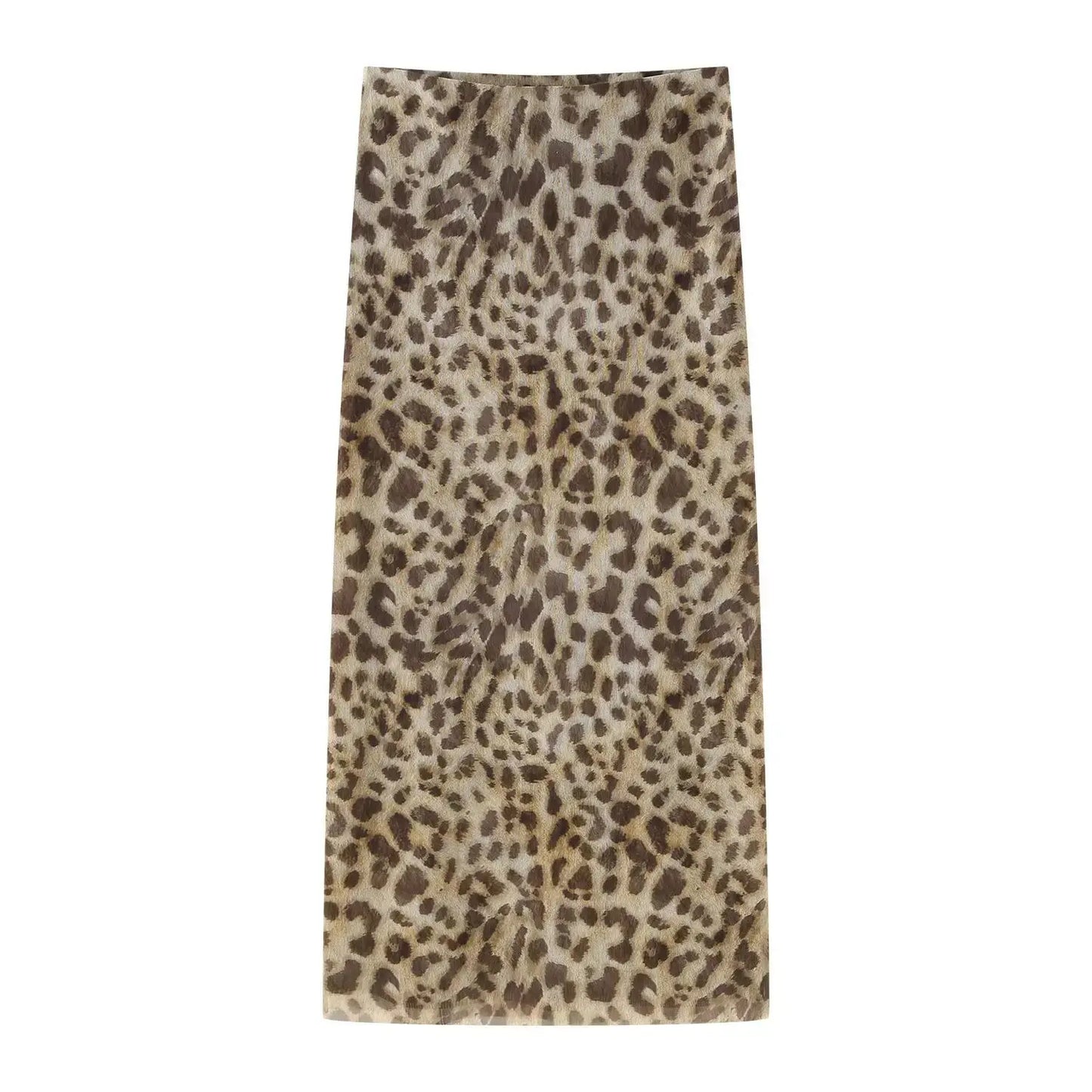 Leopard Print Wrapped Suit Backless Sleeveless Tops Skirts - Blade & Thread