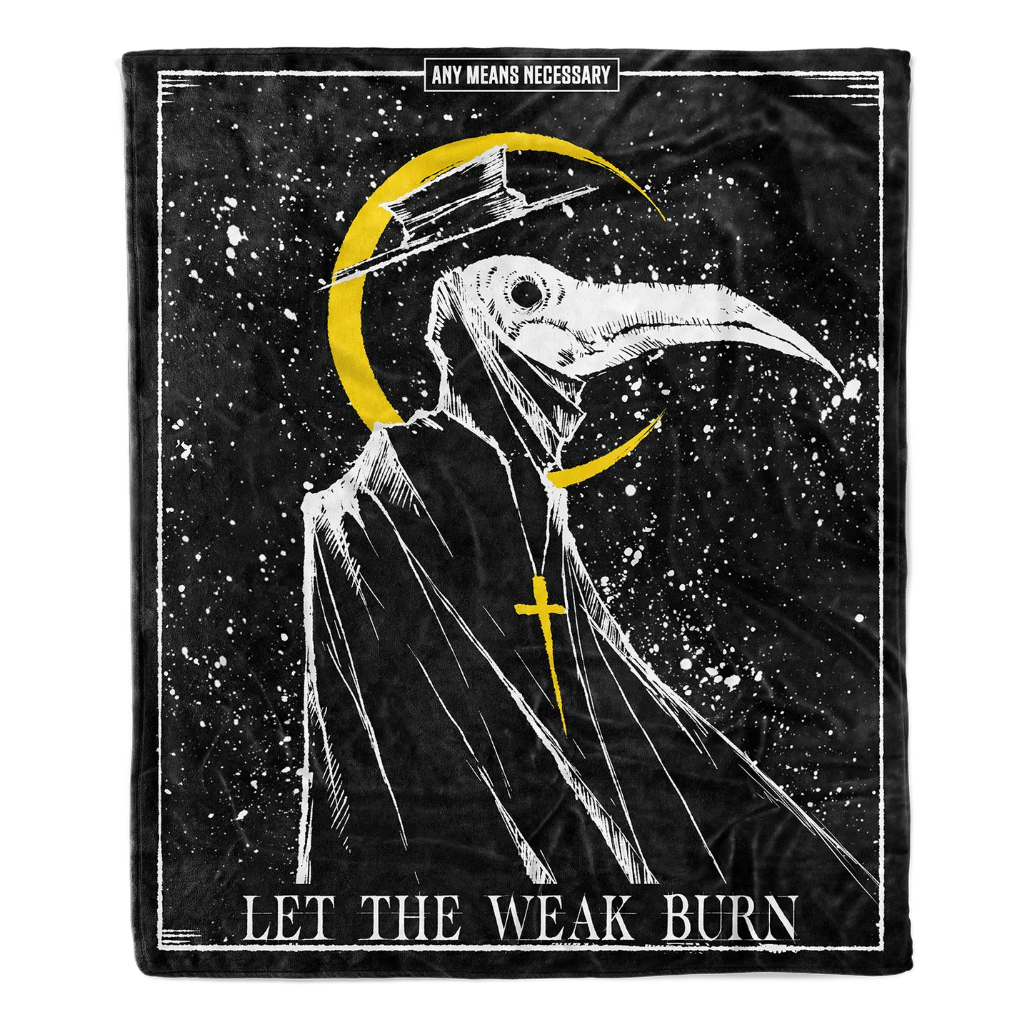 Let The Weak Burn Fleece Blanket - Blade & Thread