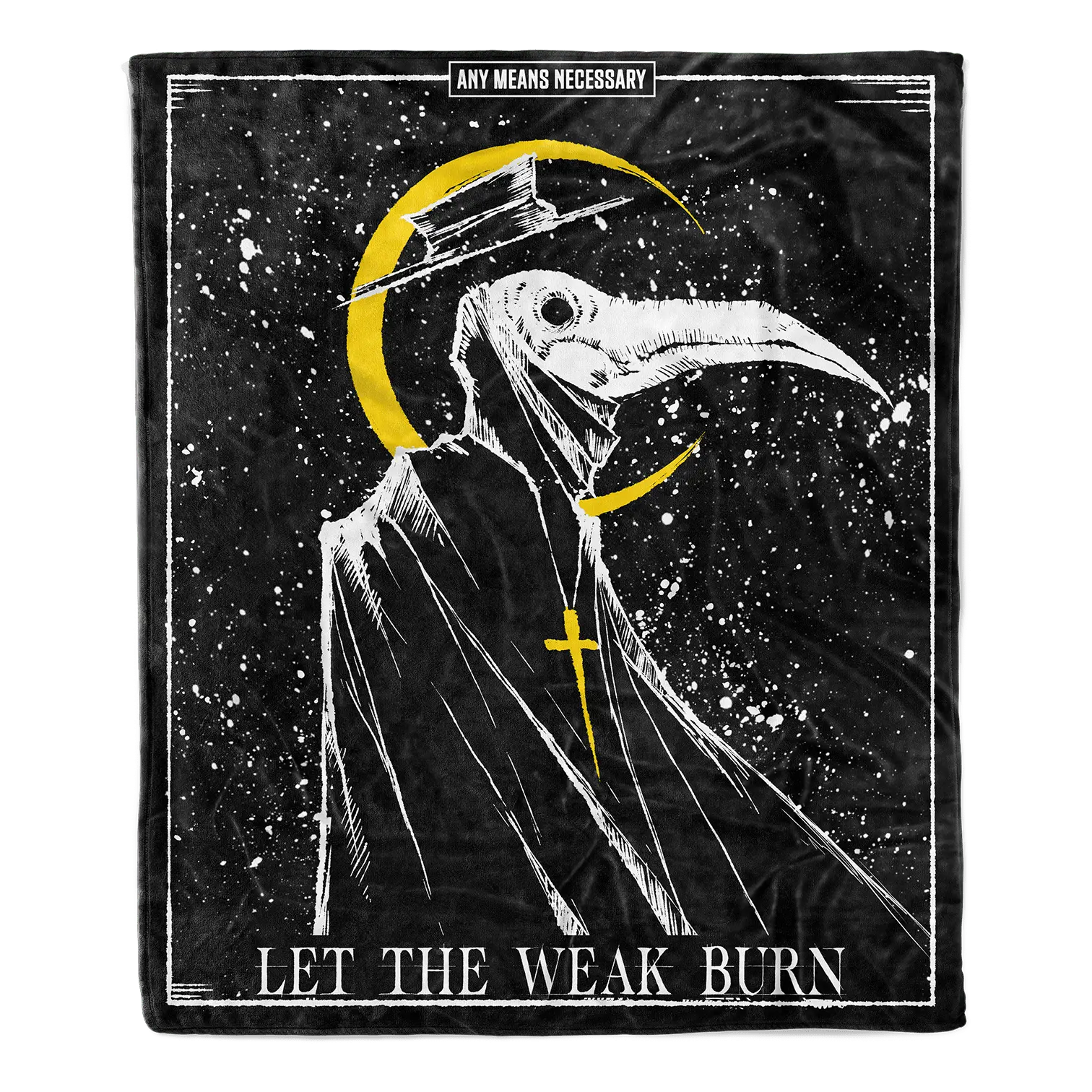 Let The Weak Burn Fleece Blanket - Blade & Thread