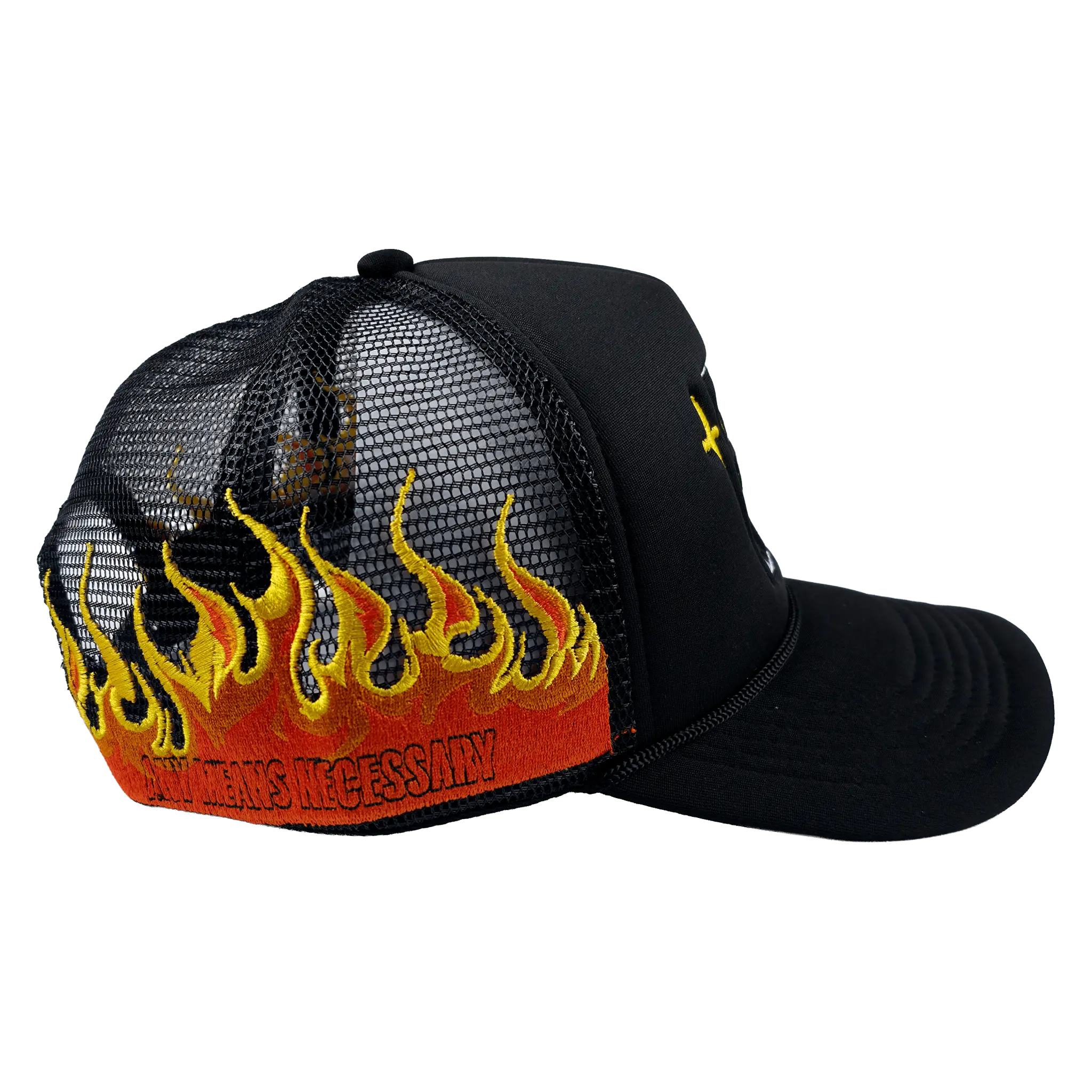 Let the Weak Burn Hat Any Means Necessary Clothing