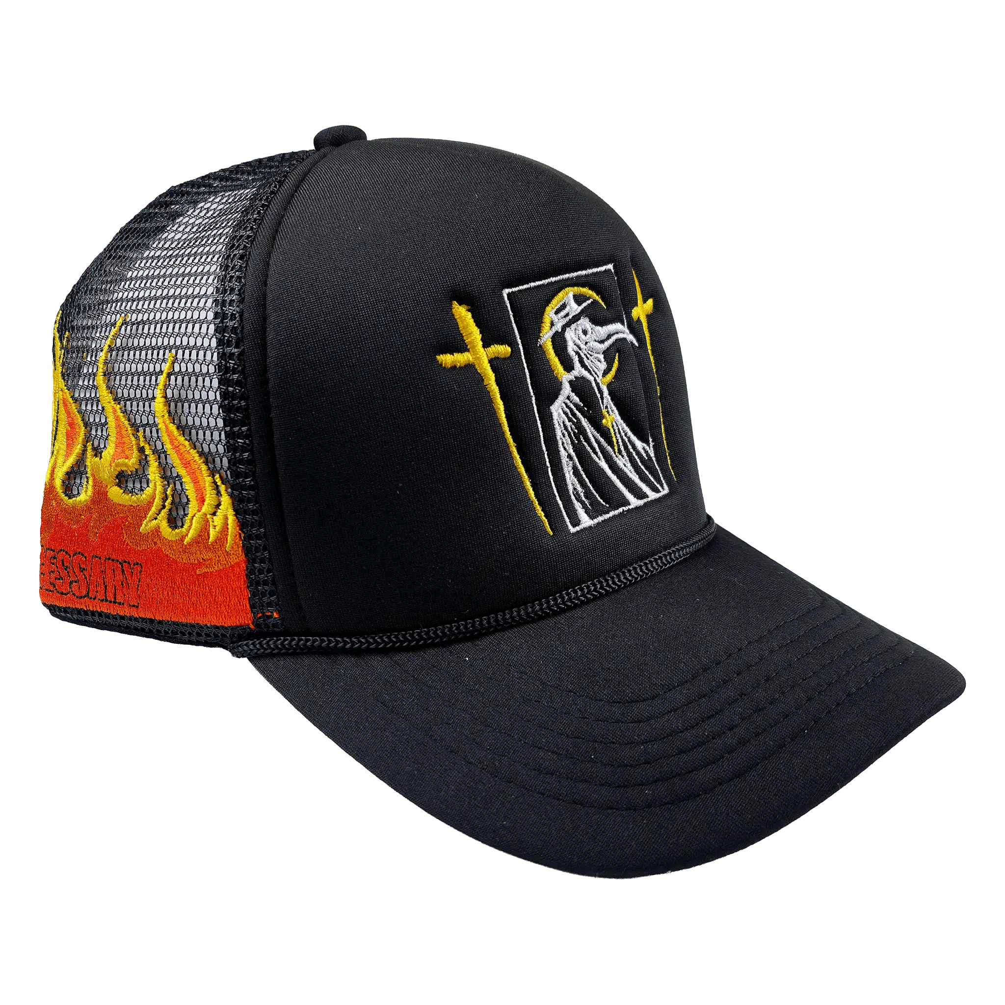 Let the Weak Burn Hat Any Means Necessary Clothing