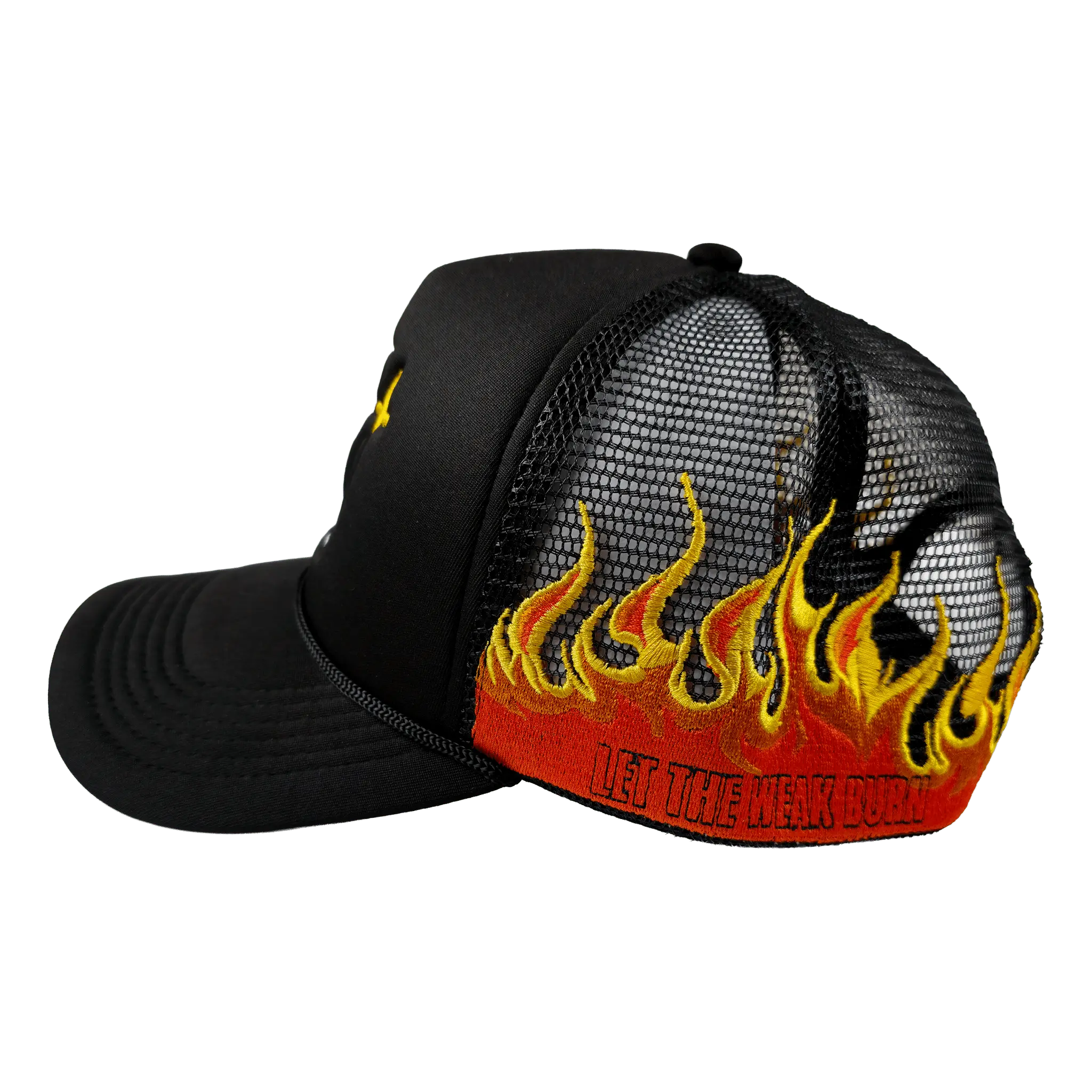 Let the Weak Burn Hat Any Means Necessary Clothing