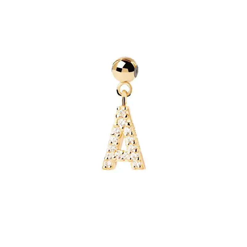 Letter full diamond DIY necklace clavicle chain nowadaysfashion
