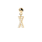 Letter full diamond DIY necklace clavicle chain nowadaysfashion