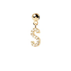 Letter full diamond DIY necklace clavicle chain nowadaysfashion