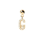 Letter full diamond DIY necklace clavicle chain nowadaysfashion