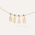 Letter full diamond DIY necklace clavicle chain nowadaysfashion